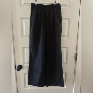 old navy stretch tech wide leg pants